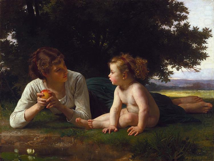 Adolphe William Bouguereau Temptation (mk26) china oil painting image